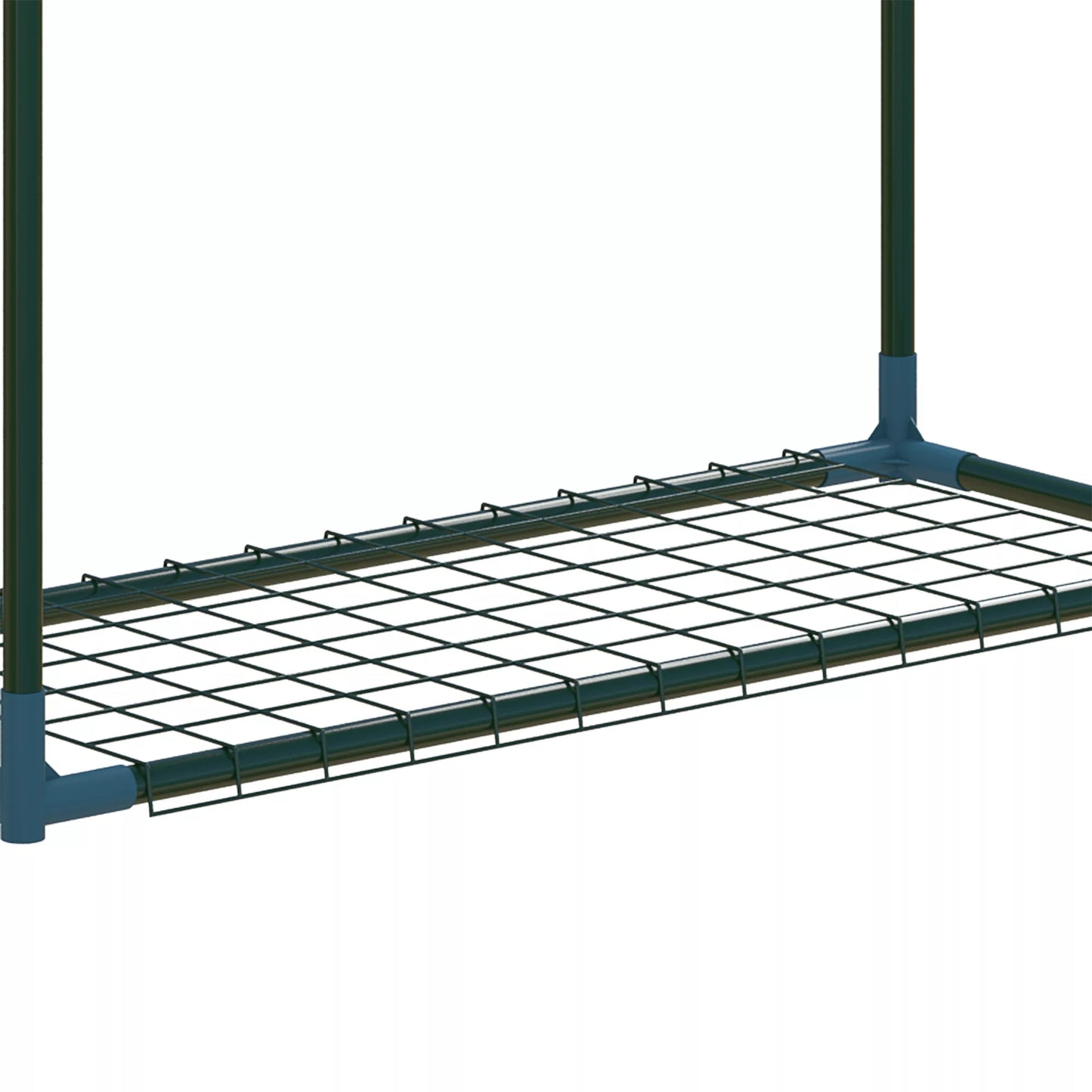 Augalų lentynos, 2 vnt. rinkinys, po 4 lentynos, galima naudoti kartu arba atskirai, plienas, žalia spalva, 70 x 27 x 110 cm