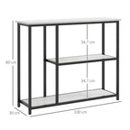 Konsolinio staliuko schema su matmenimis 100, 80 ir 30 cm
