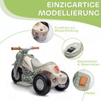 Vaikų elektrinis motociklas, 6 V vaikų motociklas su muzika, greitis 2,5–3 km/h, skirtas 2–5 metų vaikams
