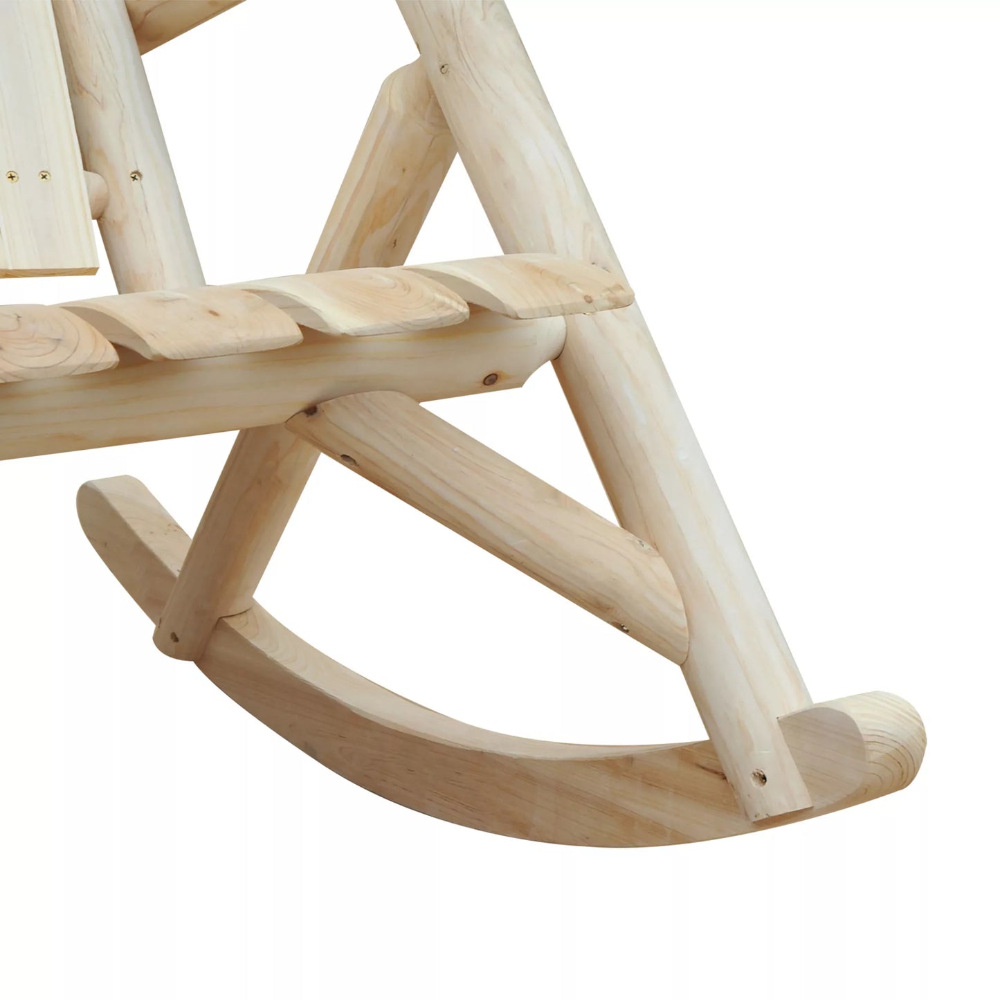 Medinis supamasis krėslas Supamasis krėslas su aukštu atlošu, atsparus atmosferos poveikiui Sodo kėdė, atlaikanti iki 113 kg svorį Poilsio kėdė, skirta kambariui, sodui, vejai, balkonui, gamtai