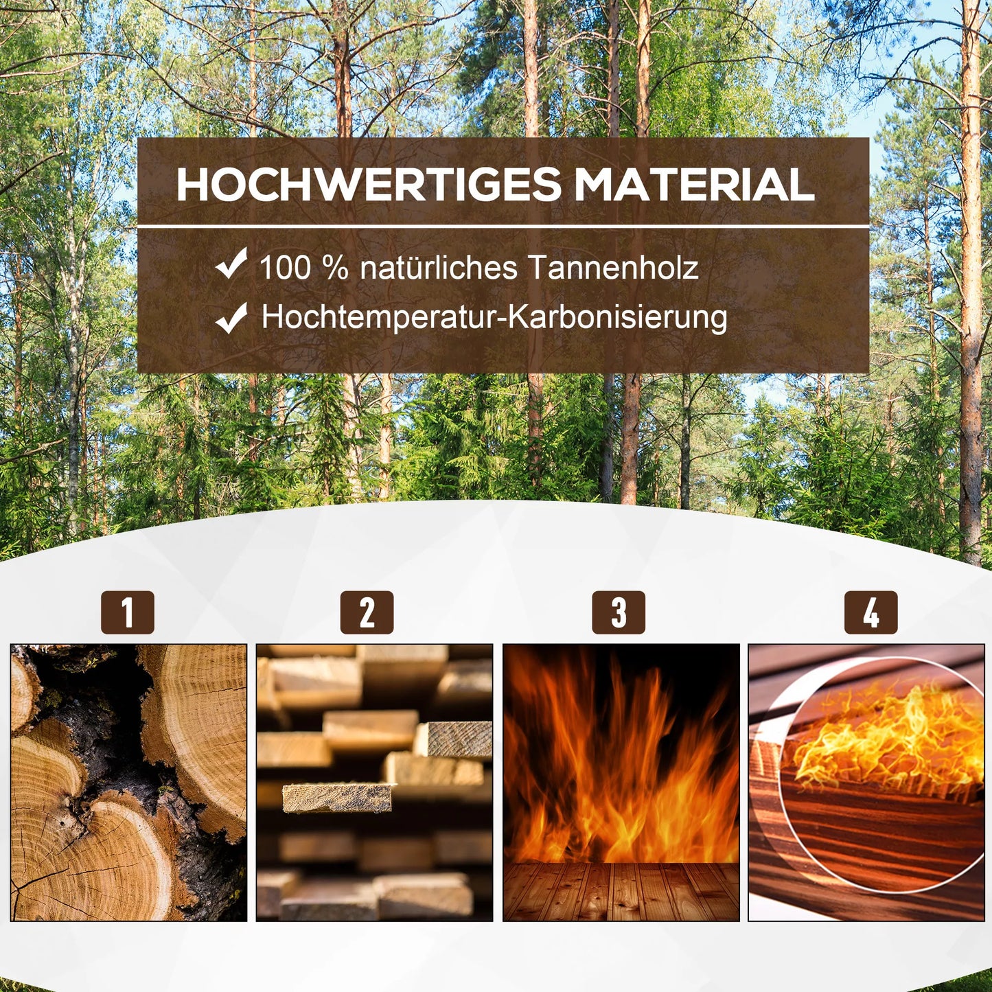 Pakeltas lysvas sodinimo dėžė prieskonių lysvė sodinimo lysvė daržovėms gėlėms gėlių dėžė, eglės mediena 78x35x30 cm