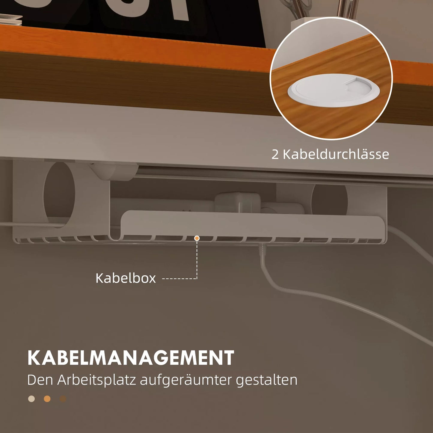 Stovimas stalas, reguliuojamo aukščio, 120x60x72-116cm, natūrali/balta