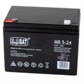 Įkraunama švino rūgšties baterija megaBATCH MB 5-24, 24 V, 5 Ah