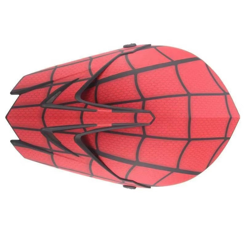 Motociklo šalmas Spiderman su akiniais L 59–60 cm paaugliams ir suaugusiems