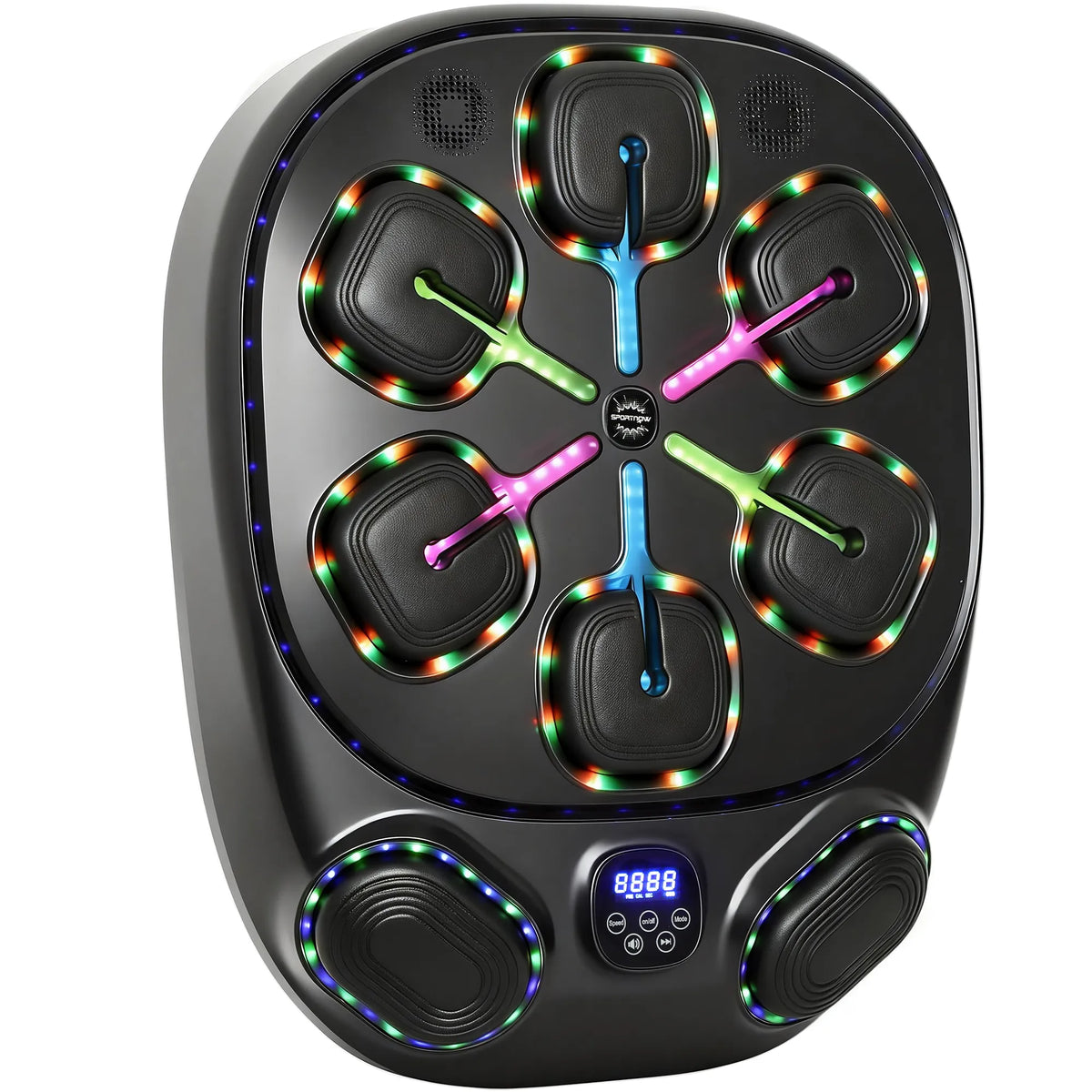 Interaktyvi bokso mašina su Bluetooth, 9 greičio režimai, juoda