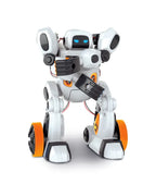 Interaktyvus humanoidinis robotas, STEM rinkinys, 9+ metų, 36 cm, baltas/oranžinis