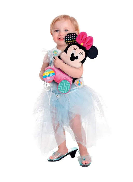 Interaktyvus pliušinis žaislas Disney Baby Minnie, mokantis ir apkabinamas