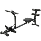 Irklavimo treniruoklis 2-in-1, reguliuojamas, iki 100 kg, juodas