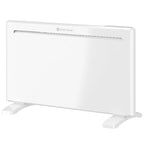 Išmanusis panelinis šildytuvas, 1500 W, pastatomas arba tvirtinamas prie sienos, baltas