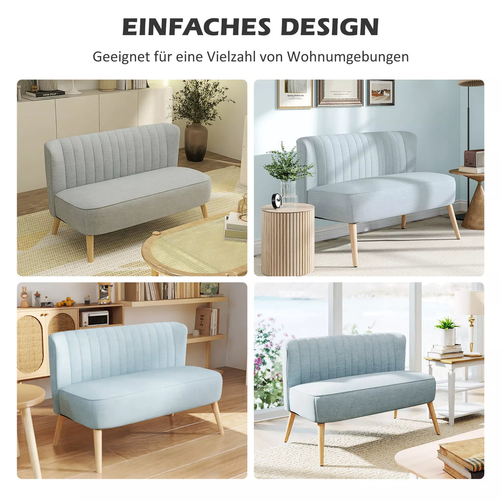 2 vietų sofa, minkšta apmušalai, lengvai prižiūrimi apmušalai, iki 150 kg, 117 x 56,5 x 77 cm, šviesiai žalia