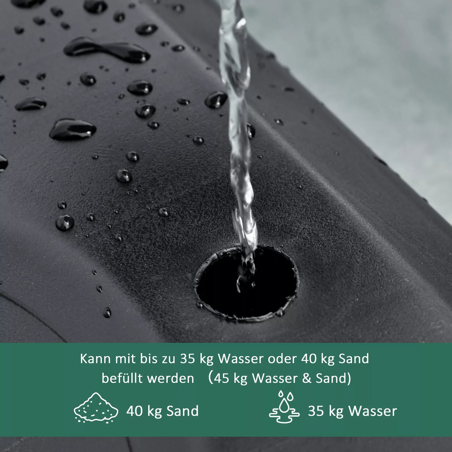 Mobilus krepšinio stovas su ratukais, 83x55cm lenta, reguliuojamas lanko aukštis nuo 156 iki 210 cm, krepšinio sistema jaunimui, skirta lauko sąlygoms.