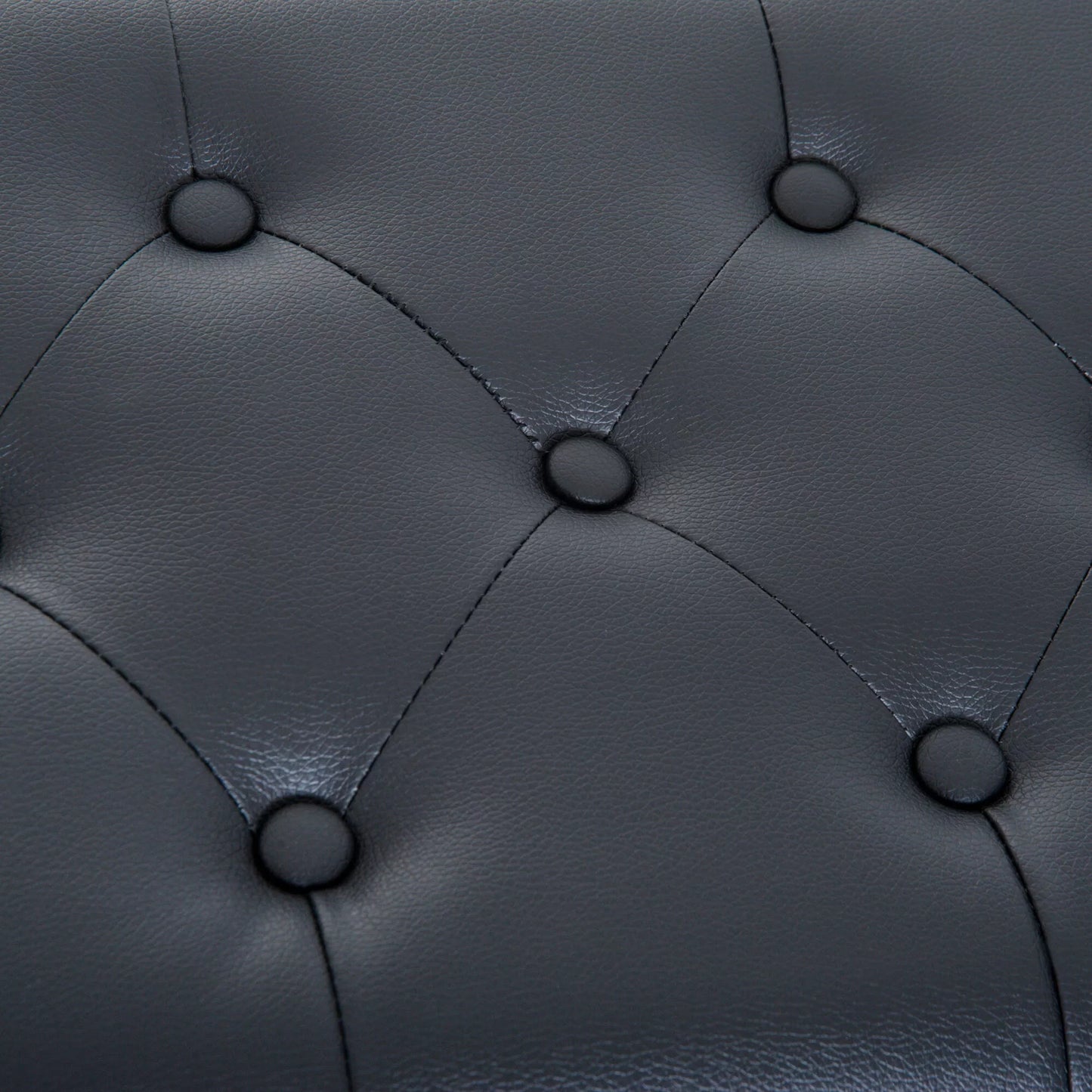 Aukščio reguliuojamas pianino suolas su paslėpta daiktadėže, pianino suolas su dirbtinės odos pagalvėle, klavišinių instrumentų suolas 54,5 x 33 x 48-58 cm Juodas