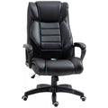 Biuro kėdė su masažu, aukščio reguliavimo pirmininko kėdė, ergonomiška biuro kėdė, žaidimų kėdė, kompiuterio kėdė, 6 vibracijos taškai, lininės išvaizdos reguliuojama juoda 66 x 78 x 112–120 cm