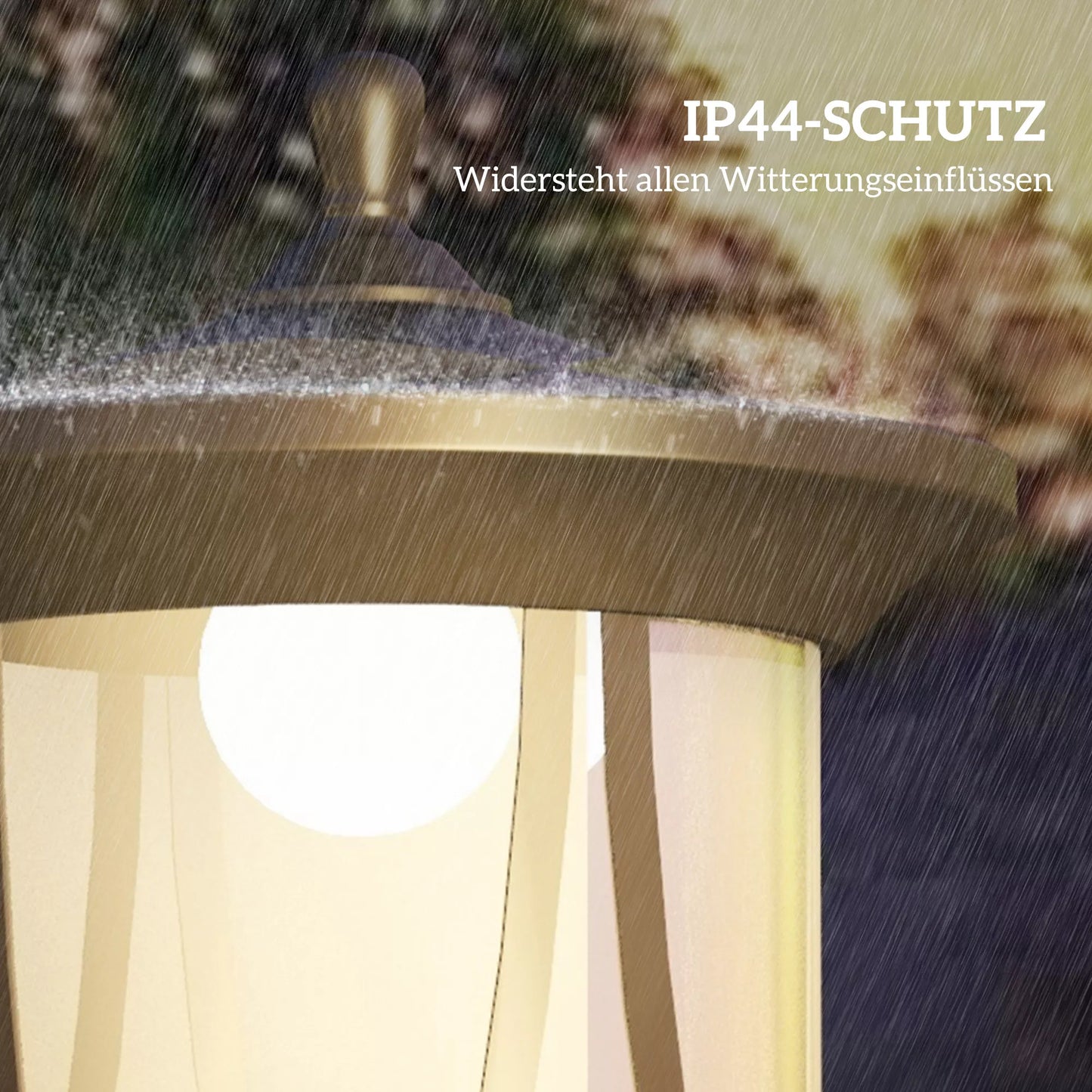 Saulės lauko šviestuvas, LED, automatinis veikimas, atsparus oro sąlygoms, 6 val. veikimo laikas, 17P x 17G x 127A cm, juodas