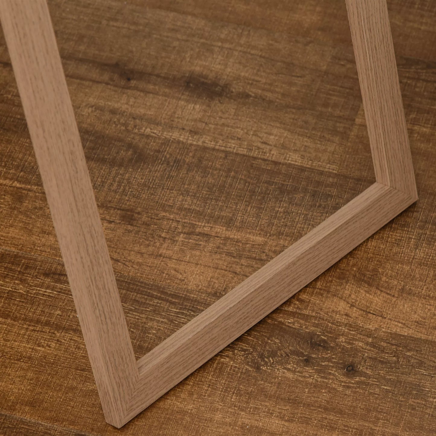 Viso kūno veidrodis su stovu, pastatomas, 40 cm x 150 cm, natūralus