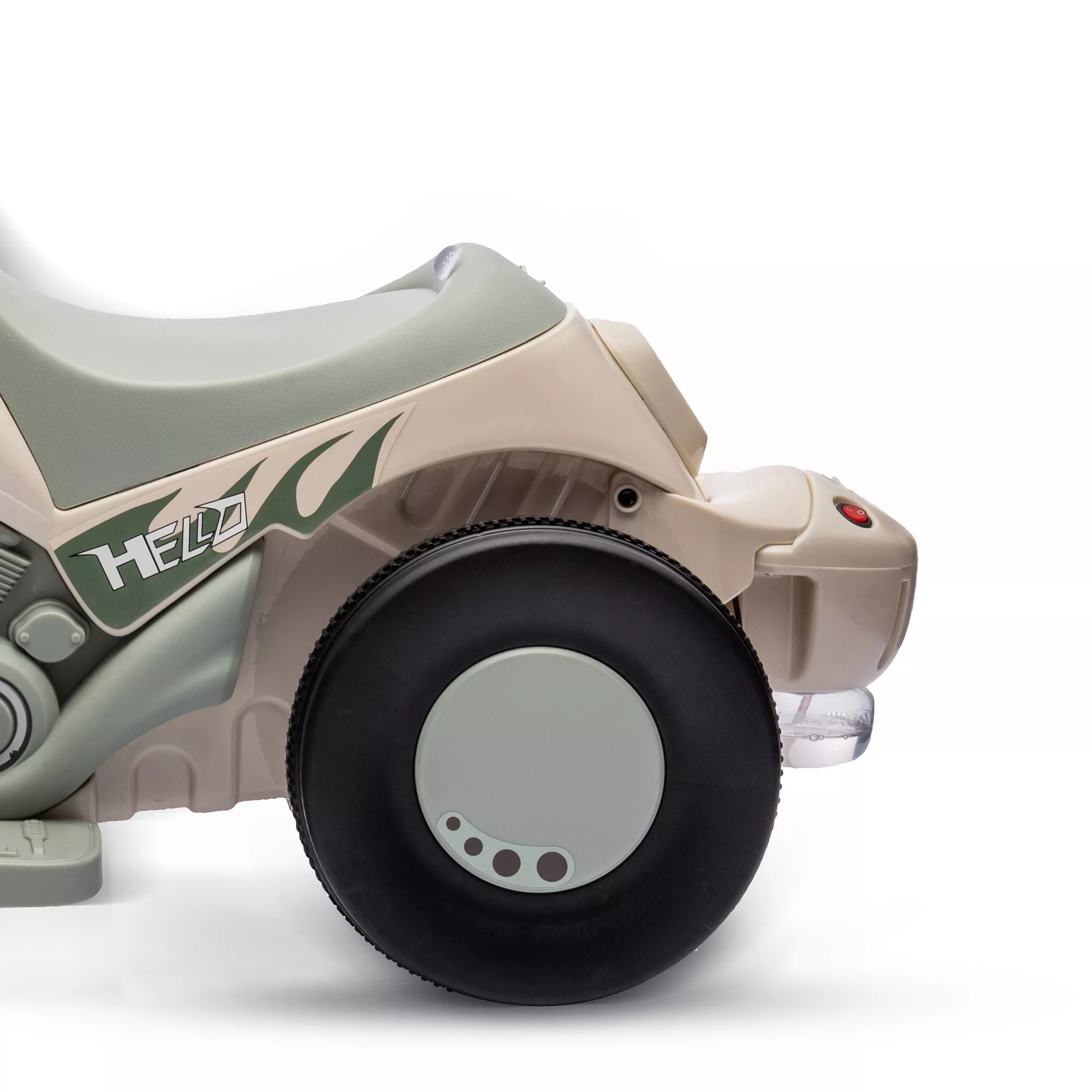 Vaikų elektrinis motociklas, 6 V vaikų motociklas su muzika, greitis 2,5–3 km/h, skirtas 2–5 metų vaikams