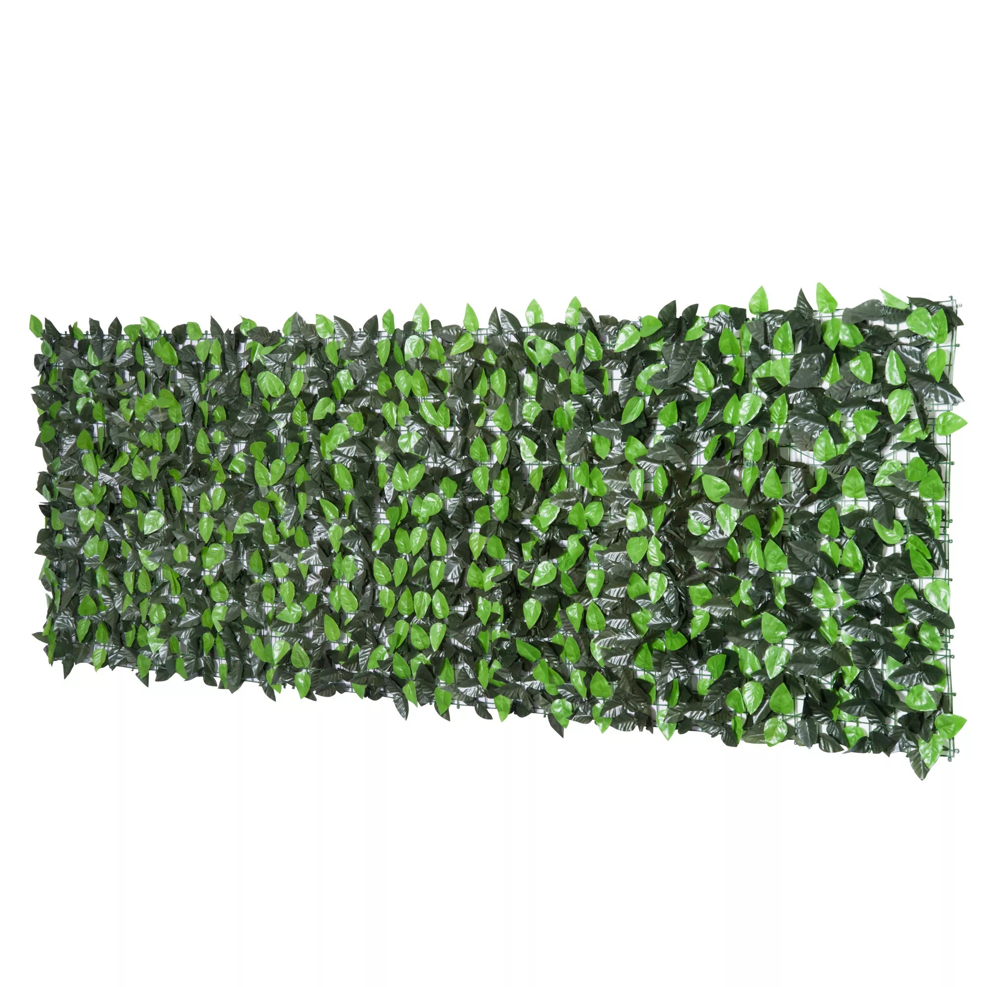 Dirbtinė gyvatvorė Dirbtinis augalas Vynmedis, Lauko dekoracija,  realistiškas išvaizda, 300 cm× 100 cm, Tamsiai žalia