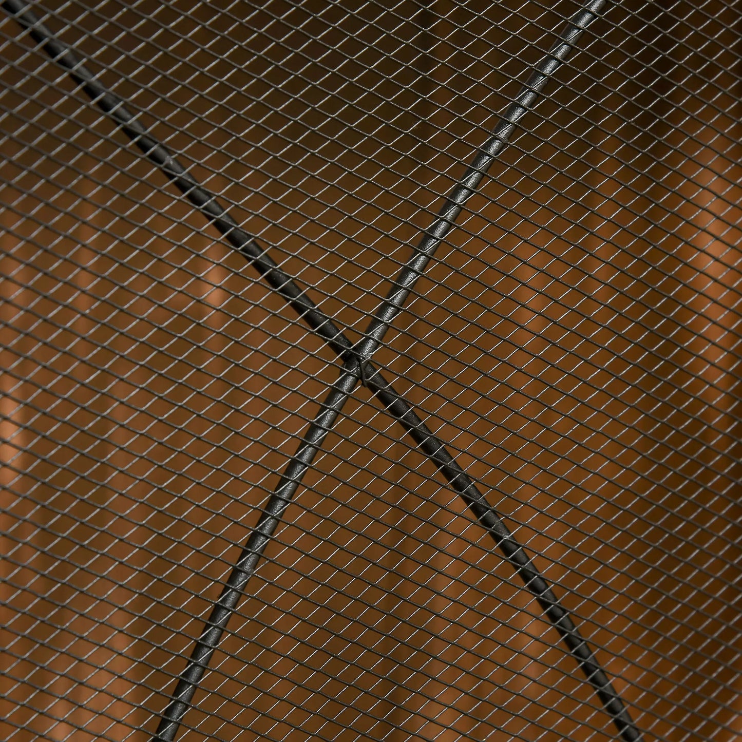 Apsauga židiniui, trijų dalių sulankstoma, metalinė konstrukcija, danga, 108x2x76 cm, juoda