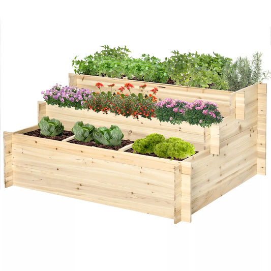 Aukštas lysvė, 3 aukštai, vidinis apmušalas iš neaustinės medžiagos, lakuotas natūralus medis, 117 x 100 x 54 cm