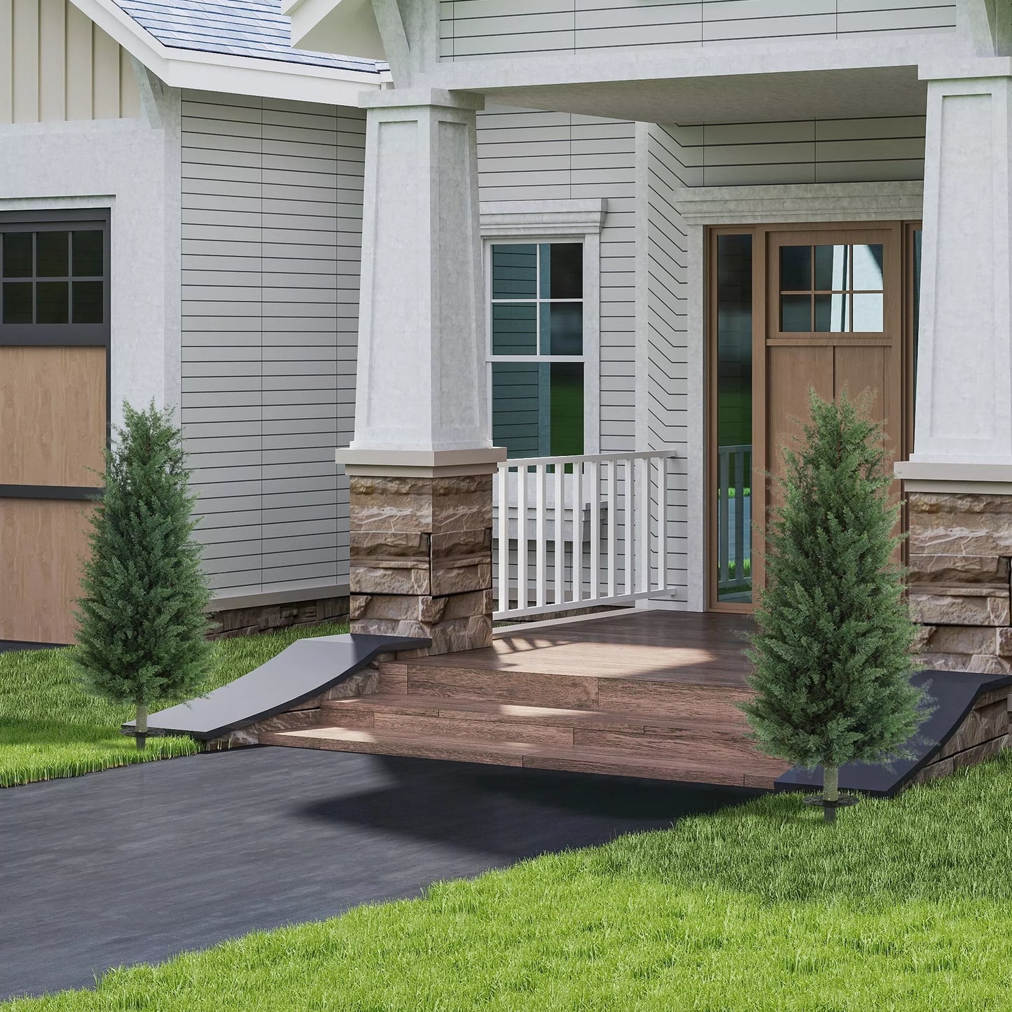 2 vnt. dirbtinių augalų rinkinys, dirbtiniai kiparisai su 831 lapeliu kiekvienas, universalus, žalias