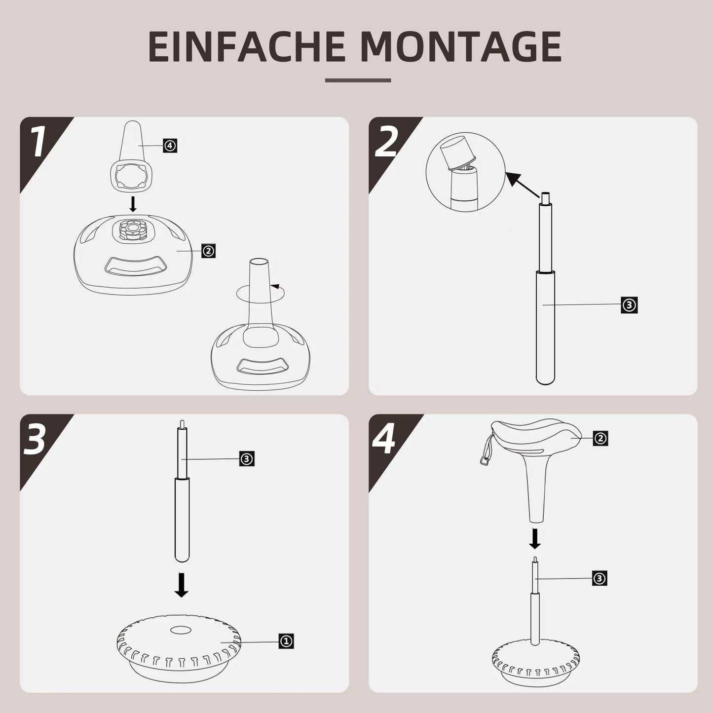 Balansinė taburetė, judama sėdynė, sukamoji, reguliuojamo aukščio, ergonomiška, 34 x 34 x 68,5-83,5 cm, ruda