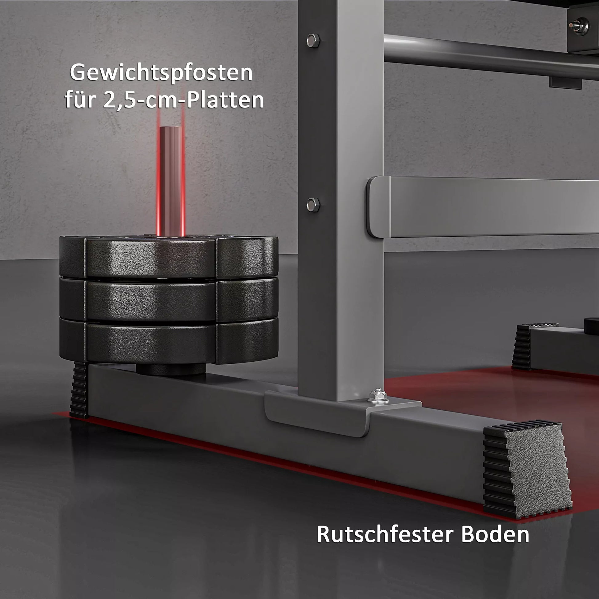 Hantelių suolas, 8 padėčių, sulankstomas, plieninė bazė, paminkštintas, dirbtinė oda, 98-122 aukšt. x 140 il. x 73 pl. cm, juoda/pilka