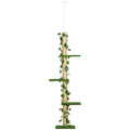 Kačių draskyklė, reguliuojamo aukščio, 202–242 cm, žalia ir geltona