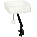 Kačių guolis po stalu, pasukamas 360°, su reguliuojamu spaustuku ir kabančiu kamuoliuku, iki 6 kg katei