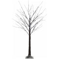 Kalėdinė dekoracija – dirbtinis beržas su 96 mikro LED, 150 cm, rudas