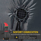 Kalėdinė dekoracija – pripučiamas pingvinas, 3 LED lemputės, 162 × 100 × 250 cm