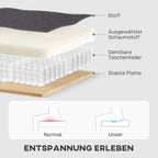 Kampinė sofa-lova su daiktadėže, 205 cm, tamsiai pilka