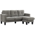 Kampinė sofa su universaliais gultais 186 x 130 cm, ruda