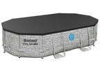 Karkasinis baseinas Bestway Steel Pro Max su filtru, kopėčiomis ir uždangalu, 488 × 305 × 107 cm
