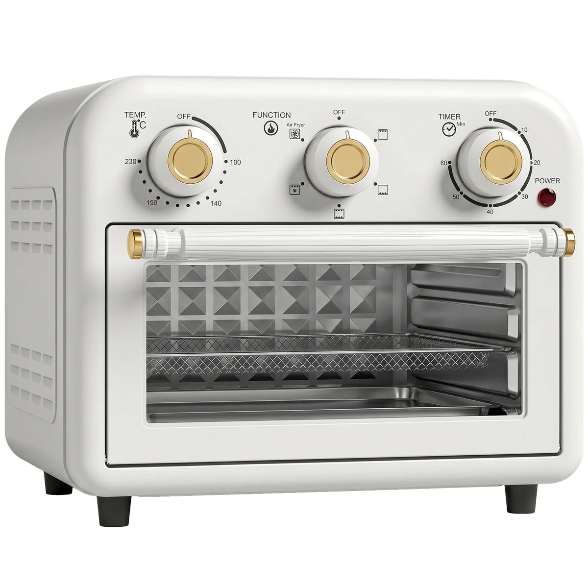 Karšto oro gruzdintuvė, 12 l, 1200 W, su 5 programomis