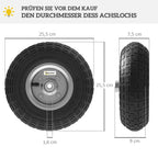Karučio ratų komplektas su guoliais, 4 vnt., iki 80 kg, juodi