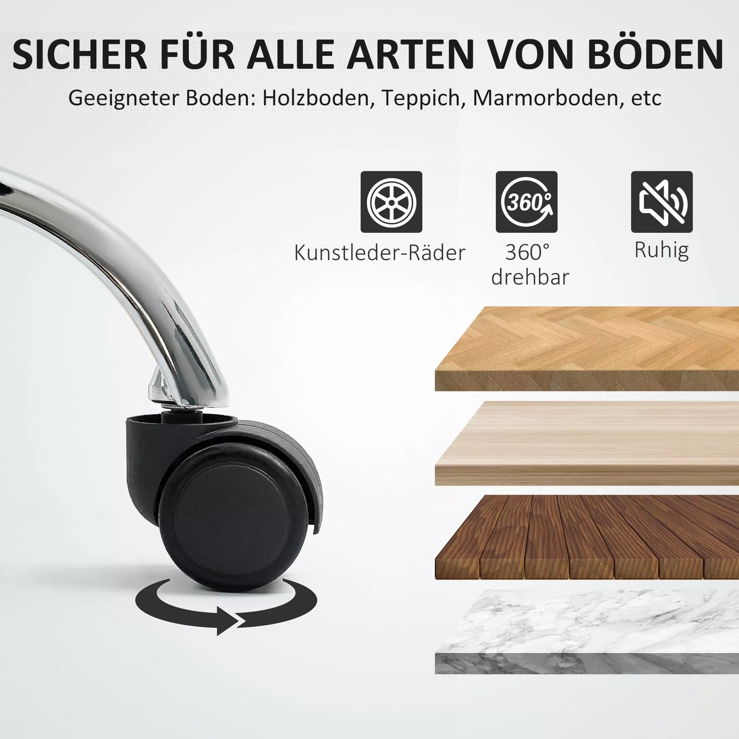 Biuro kėdė, sukamoji kėdė, reguliuojama, su ratukais, juoda