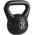 Keto hantelis 10 kg, juodas
