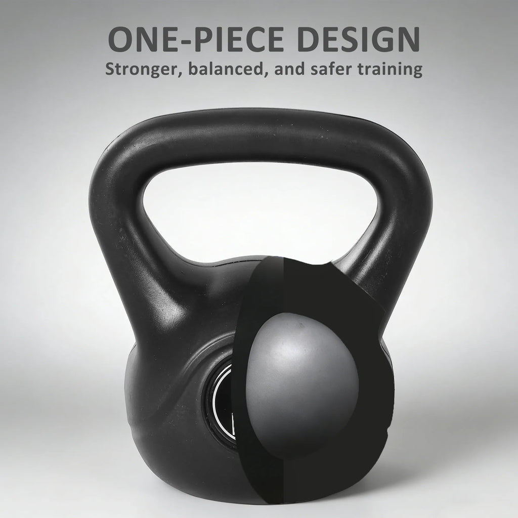 Kettlebell svoris 8 kg, juodos spalvos