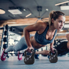 Kettlebell svoris 8 kg, juodos spalvos