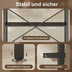 Knygų lentyna, 5 lentynų stovas, pramoninio stiliaus, 60x30x170,5 cm, juoda