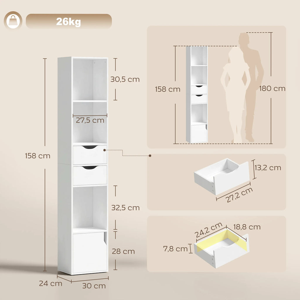 Knygų lentynos matmenų schema centimetrais, svoris iki 26 kg