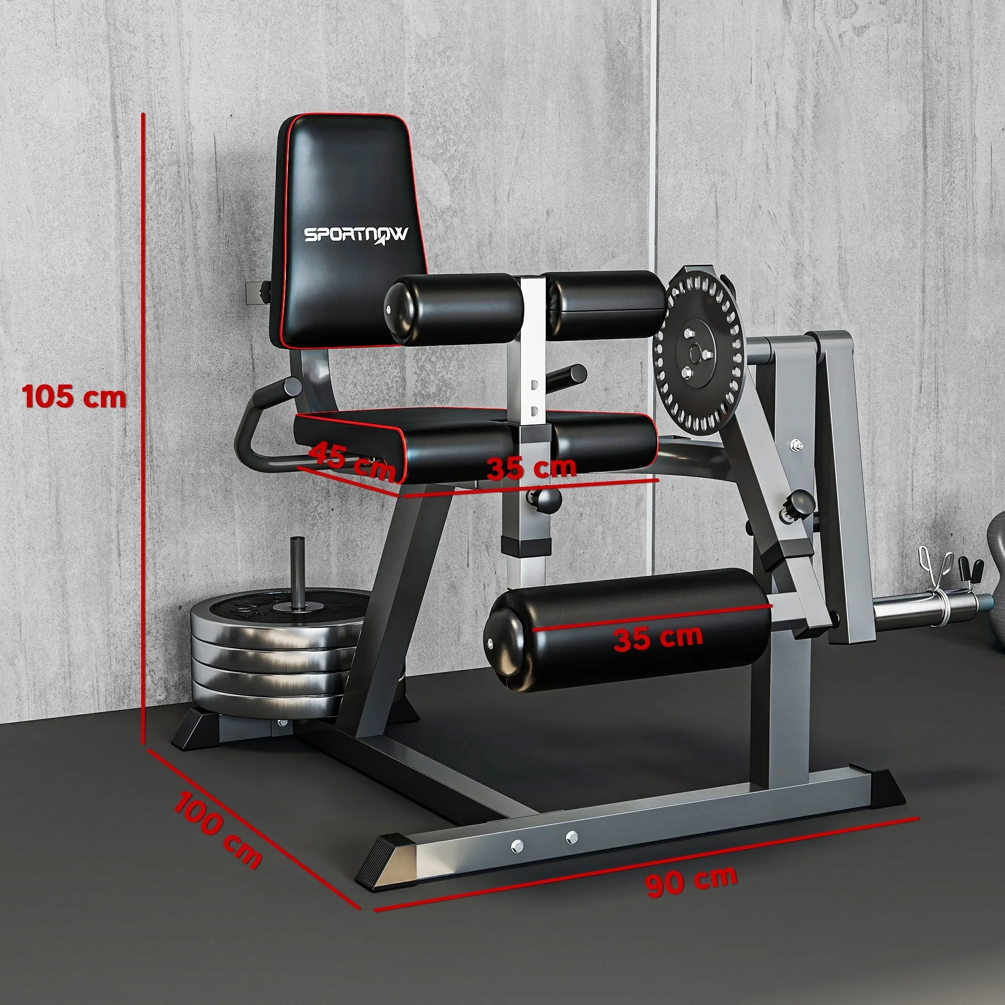 Kojų treniruoklis reguliuojamas 32 padėtys iki 120 kg pilkas