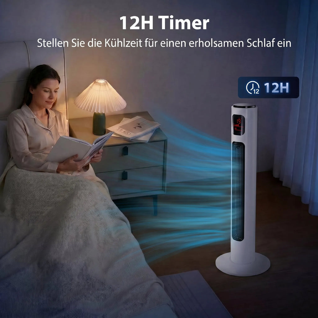 Koloninis ventiliatorius 96 cm su nuotolinio valdymo pulteliu 45 W
