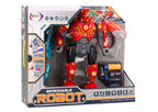 Konstruojamas robotas Robo-Driver, 3 metų vaikams, raudonas