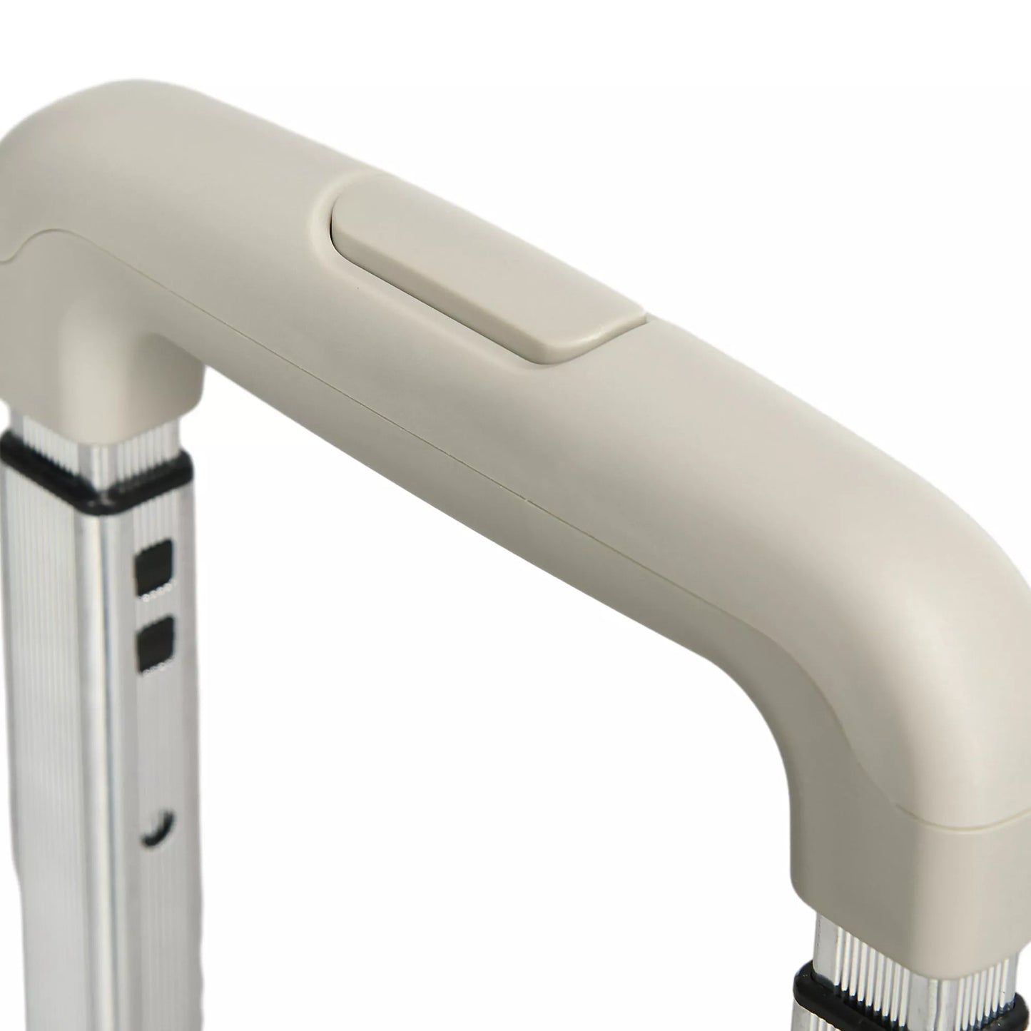 Pirkinių vežimėlis laiptų lipikas, mobili transportavimo dėžė, sulankstomas, teleskopinė rankena, atlaiko iki 65 kg, baltas