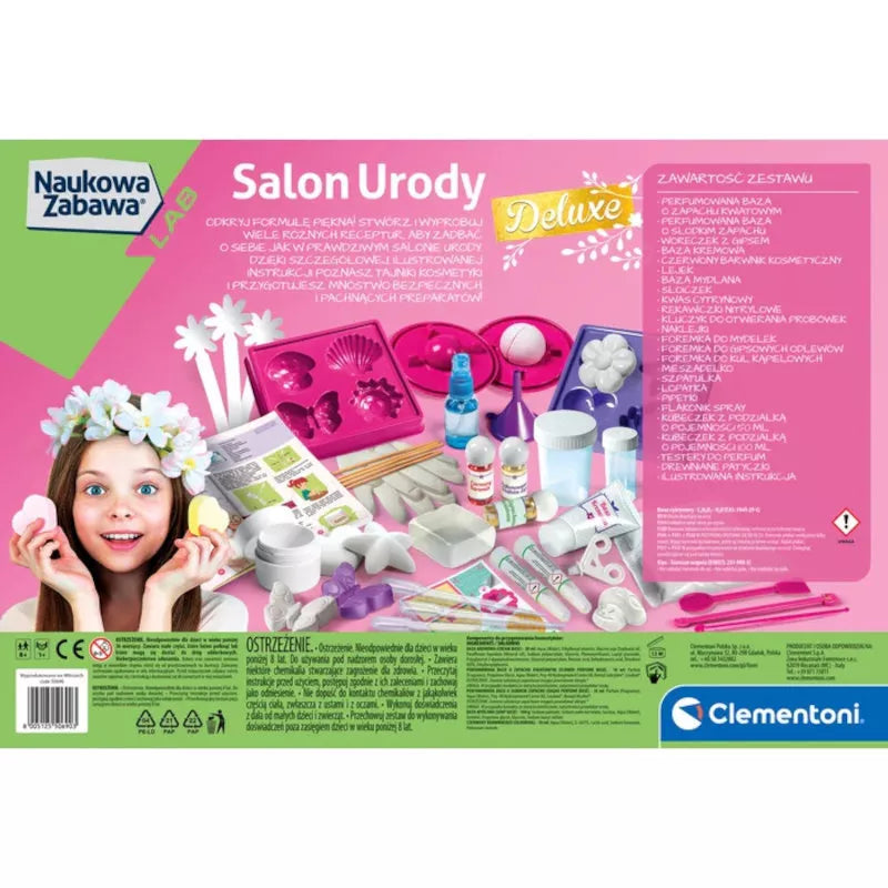 Kosmetikos eksperimentų rinkinys Clementoni 50690, 8+