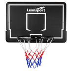Krepšinio stovas sieninis Leansport, 92 × 62 cm, su lanku ir tinkleliu