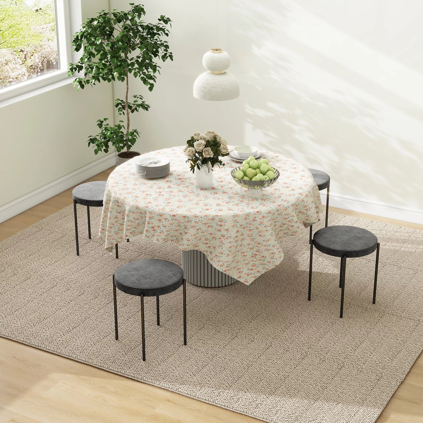 Virtuvinės taburetės 4 vnt. komplektas, sukraunamos, aksomo išvaizda, iki 100kg, plieninis rėmas, 41,5 x 41,5 x 46 cm, tamsiai pilka