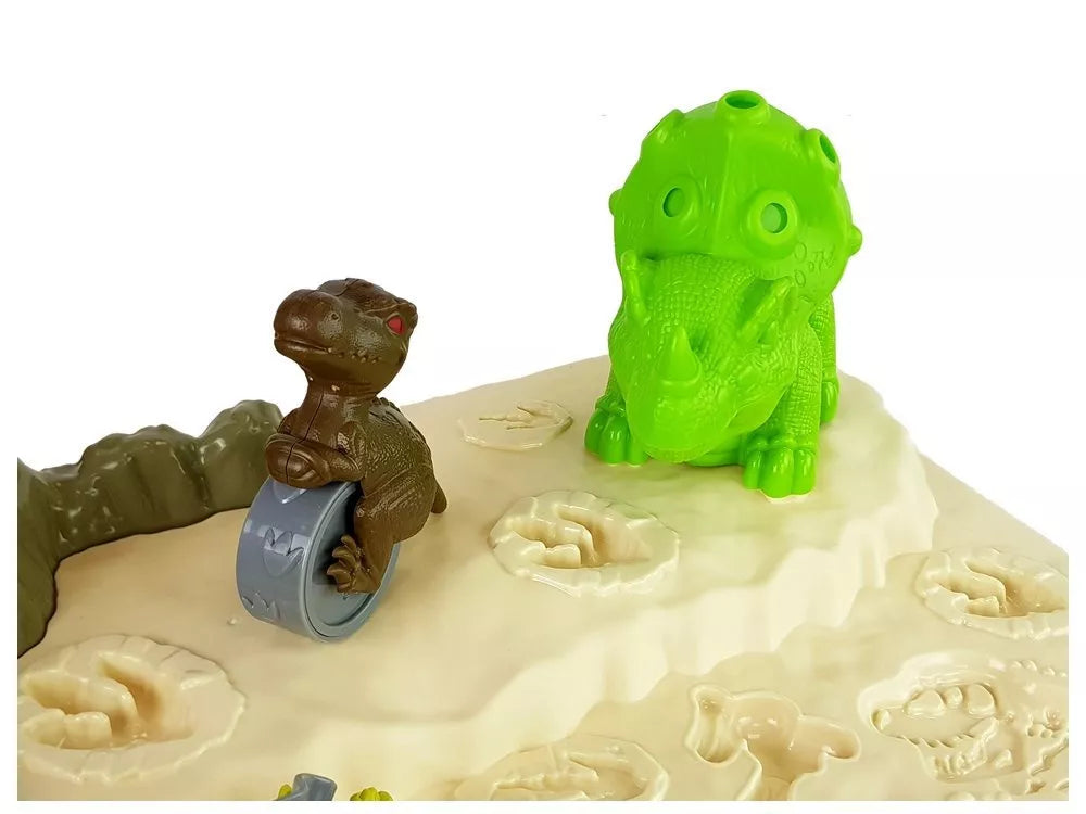 Kūrybinis stalas su modelinu ir dinozaurų tematikos priedais, 3+