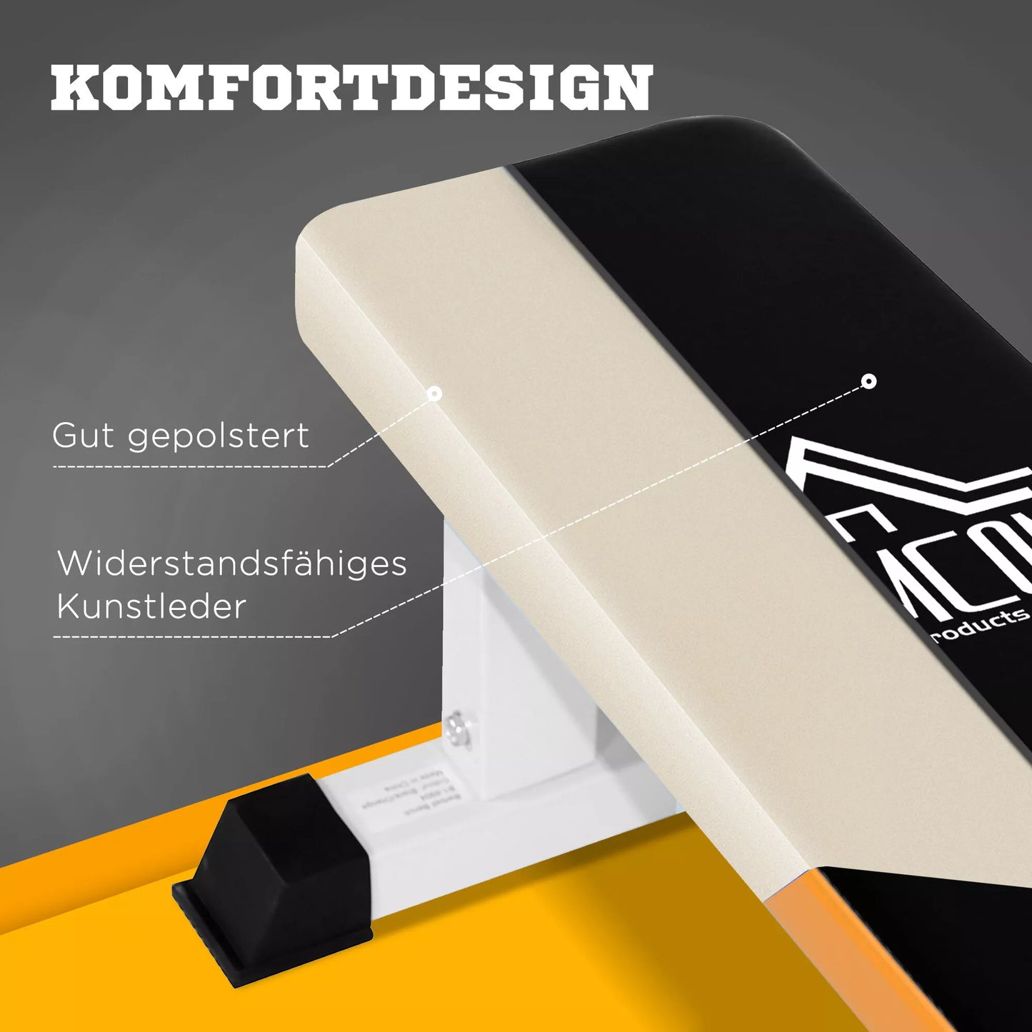 Hantelių suolas, plokščias suolas, fitneso suolas, daugiafunkcinis treniruočių suolas namų jėgos treniruotėms, plienas, juodas, 112x 62 x 43 cm